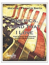 America, Land That I Love Orchestra sheet music cover